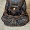 Glitzhome® 23.25" Zen-Style Meditating Buddha Statue Outdoor Fountain with LED Light